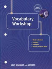 Vocabulary Workshop: Third
