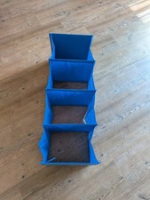 Ikea - Jall - Schrankeinhänger /Stoffregal /Hängefächer blau