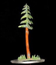 kleiner alte Zinnfigur Baum
