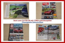 Seat Leon 2.0 TDI FR mit 170PS Literaturpaket - 2 komplette Zeitschriften