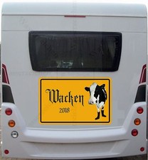 60cm sticker wacken cow - 60cm,