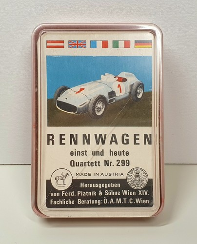 Kartenspiel rennwagen einst - kartenspiel,