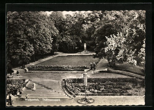 Weißenfels thälmannpark mit - weißenfels,,