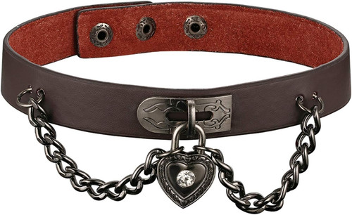 Damen leder choker kette - choker,