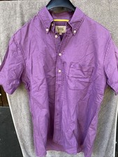 Camel Active Herren Hemd Kurzarm Lila Gr M