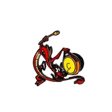 Mushu Drache Pin Anstecker