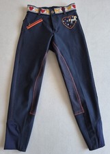Reithose dunkelblau f. Mädchen Größe 134 ▪️Equiva 4Riders ▪️Neu, ungetragen
