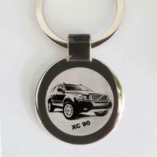 Volvo XC90 SUV Gravur Schlüsselanhänger XC90 als Fotogravur & Textgravur
