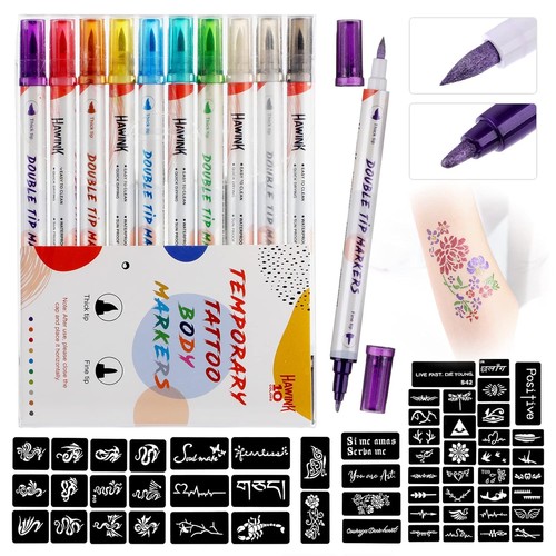 Tattoo marker set farben 56 - marker, 10