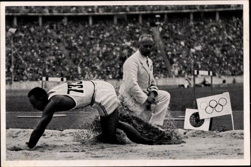 Sammelbild olympia 1936 jesse - olympia, 1936,