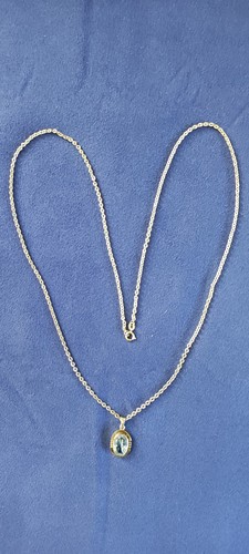 Gold kette mit anhänger - gold,