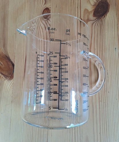 2er set messbecher aus - set,