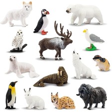 Arktische tierfiguren set - tierfiguren,