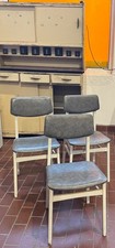 3x Alte Küchenstühle grau