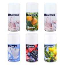 6 x AIRSENZ Lufterfrischer Automatischer Spender Aerosoldosen Sprühnachfülldose mischen