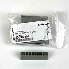 Schroff 20808-004 Kunststoff Plattengriff Trapezform grau (VE 5Stk.), OVP