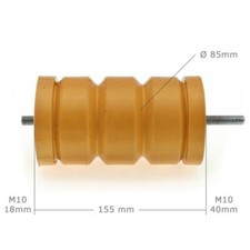 Cellastofeder mit Gewinde 600-800kg für Westfalia PKW Anhänger Gummifeder