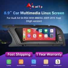 Wireless Carplay Autoradio For Audi A4 S4 2009-15 MMI3G Radio Stereo Multimedia