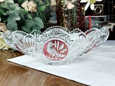 Glas Bleikristall Schale