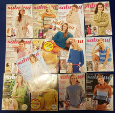 14 Zeitschriften Sabrina Strickjournal 2021-2023 unvollständig