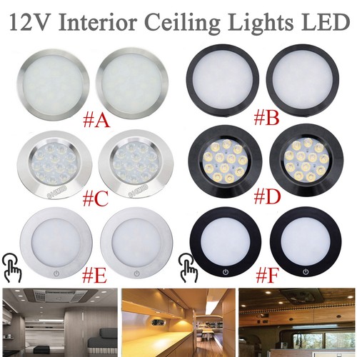 12x 12v led decken leuchte - 12v,