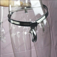 Edelstahl Männliche Keuschheitsgürtel Restraint Abschließbar Chastity Cage Belt