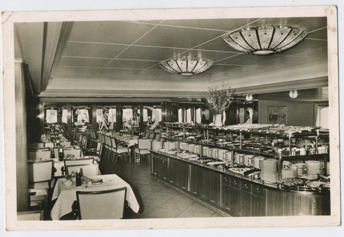 Kaltes buffet fahrschiff - kaltes,