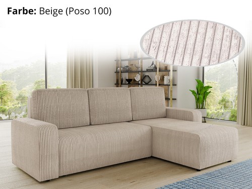 Ecksofa roma mit - ecksofa,