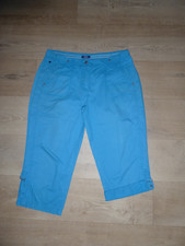 CECIL JESSY Capri Hose Cargohose Turn Up Türkis W32 L22 **TOP**