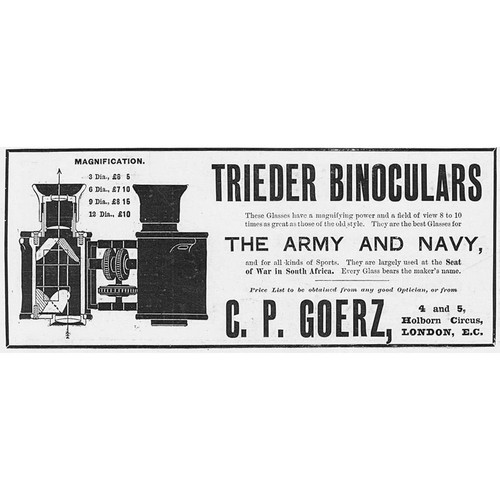 Goerz trieder fernglas - c.p,