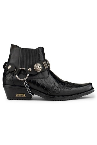 Herren schwarz leder - leder, gothic