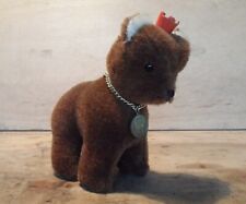 Berliner Bär mit Holzkrone und Medaille-Seltenes Souvenir-