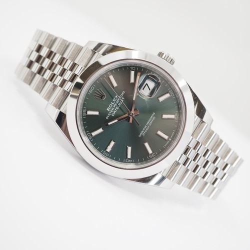 Rolex datejust mintgrün - rolex,
