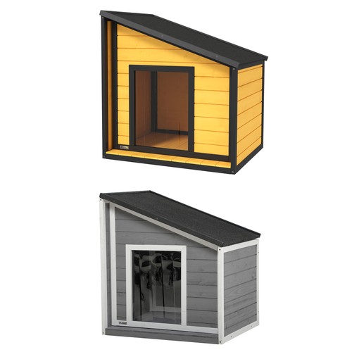 Hundehütte tannenholz - hundehütte,,