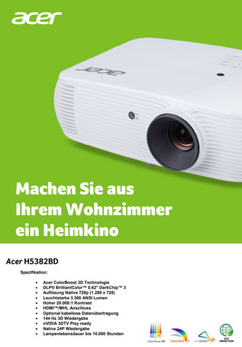 Top high end hdtv - beamer, acer