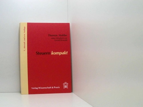 Steuern kompakt thomas stobbe - steuern,
