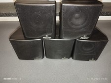 5 x Magnat Lautsprecher Boxen 4-8 Ohm  Surround Speaker 2 Way System
