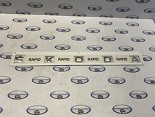 Original Schriftzug Skoda Rapid 60u857687 2ZZ Chrom NEU