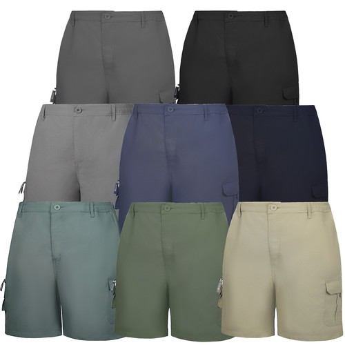 Herren cargo shorts gummizug - cargo,