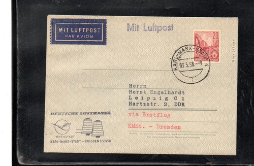 Ddr faltbrief ffc erstflug - -,