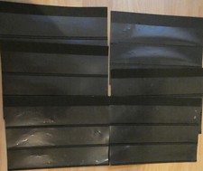 6 Einsteckblätter- /Karten für Briefmarken (Pappe)