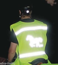 Warn-Reitweste Warnweste  Universalgröße Kinder und Erwachsene NEU