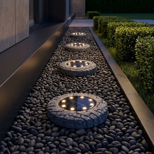 Led solarbodenlampe - led,