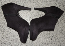 Damen Plateau-Pumps Schwarz