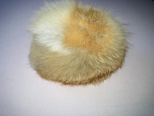 Fuchs Echtpelz Kappe Hut Pelzmütze Damen 56cm