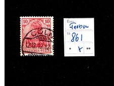 Briefmarken Nachlass Deutsches Reich Mi.Nr. 86I Rarität: cöln 12.12.12 12 Uhr