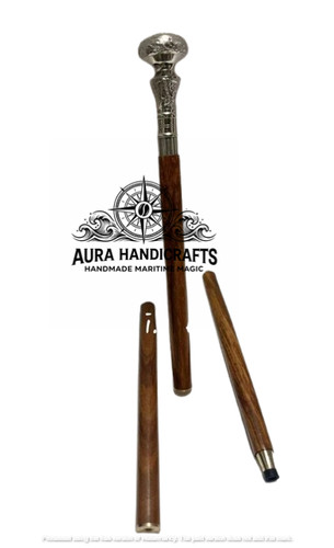 Aura knopf kopf holz - holz, gehstock