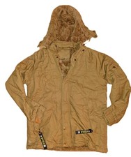 Braune Herren Winterjacke Größe 2XL Mit Innenfell