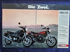 Yamaha XJ 550 XJ 650, originale Werbung aus 1982. ca. DIN-A-3  !!!