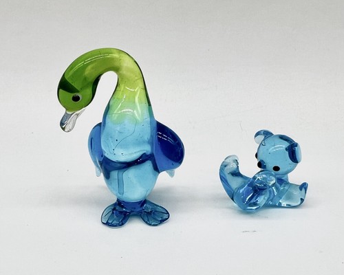 Murano glas ente teddy - ente, bär